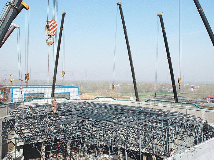 浙江网架高空滑移法